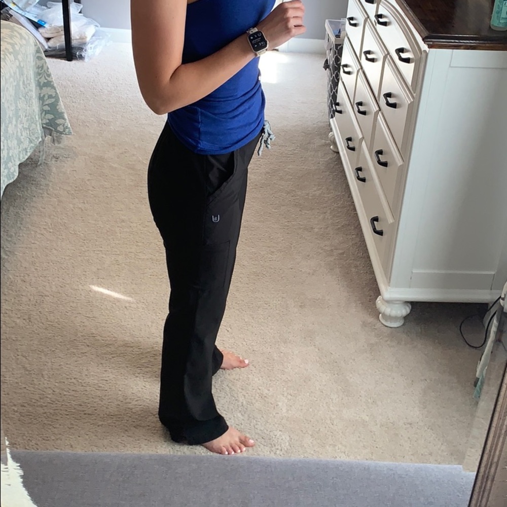 Urbane Performance Black Scrub Pants - Extra Small